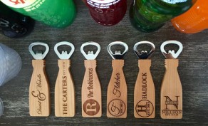 Six Personalized Magnetic Bottle Openers ($27.99 Value)